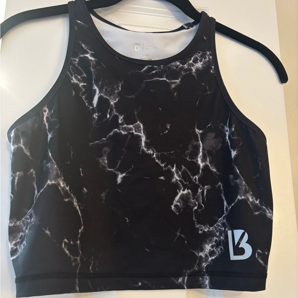 BuffBunny Monochrome Marble Sports Bra